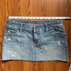 Y2K abercrombie & fitch a&f denim skirt size 2 excellent condition
